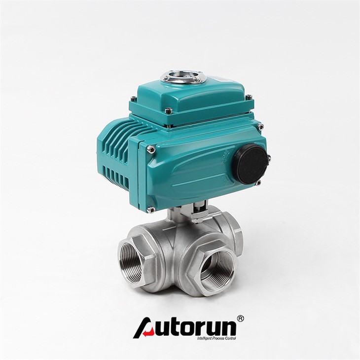 บอลวาล์วไฟฟ้า 3 ทาง